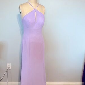 LILAC Azazie Livy bridesmaid dress